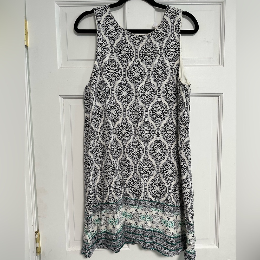 Pinkblush Black and White Patterned Dress